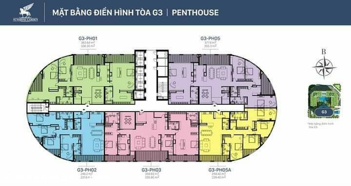 Suất ngoại giao căn Penthouse 4PN toà Sunshine Garden Hai Bà Trưng ck 10%