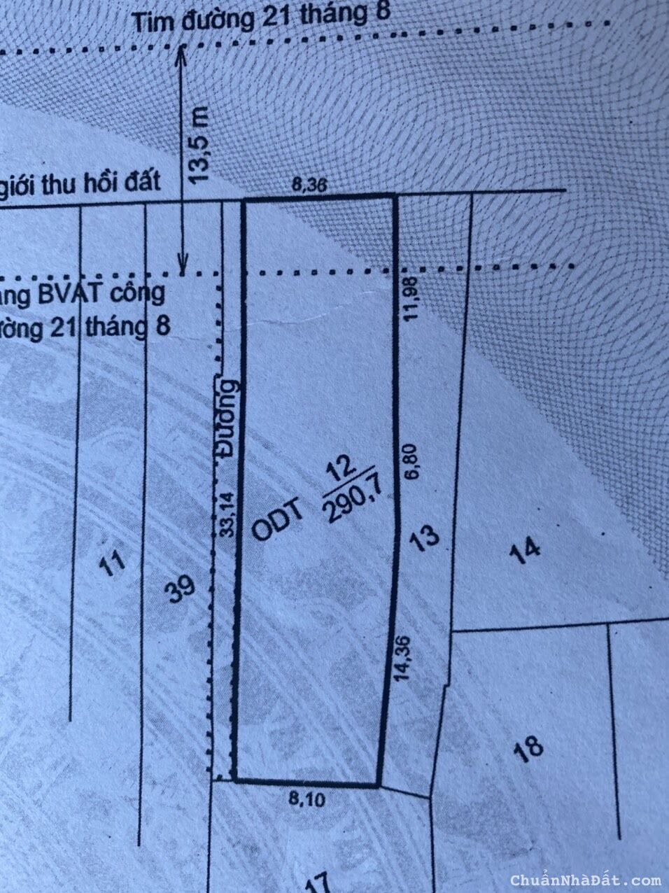 MẶT TIỀN ĐƯỜNG 21/8-PHAN RANG TC, tỉnh NINH THUẬN