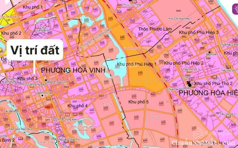 Bán lô đất đường Trần Hưng Đạo, khu phố 2, phường Hòa Vinh, thị xã Đông Hòa