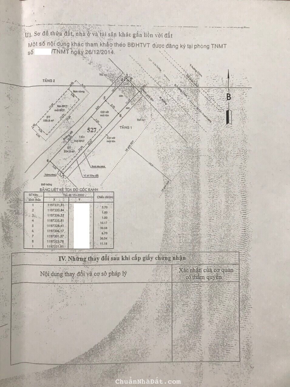 Bán ĐẤT mặt tiền đường Trường Chinh Q12 rộng 280m2, tặng luôn căn nhà 2 Tầng