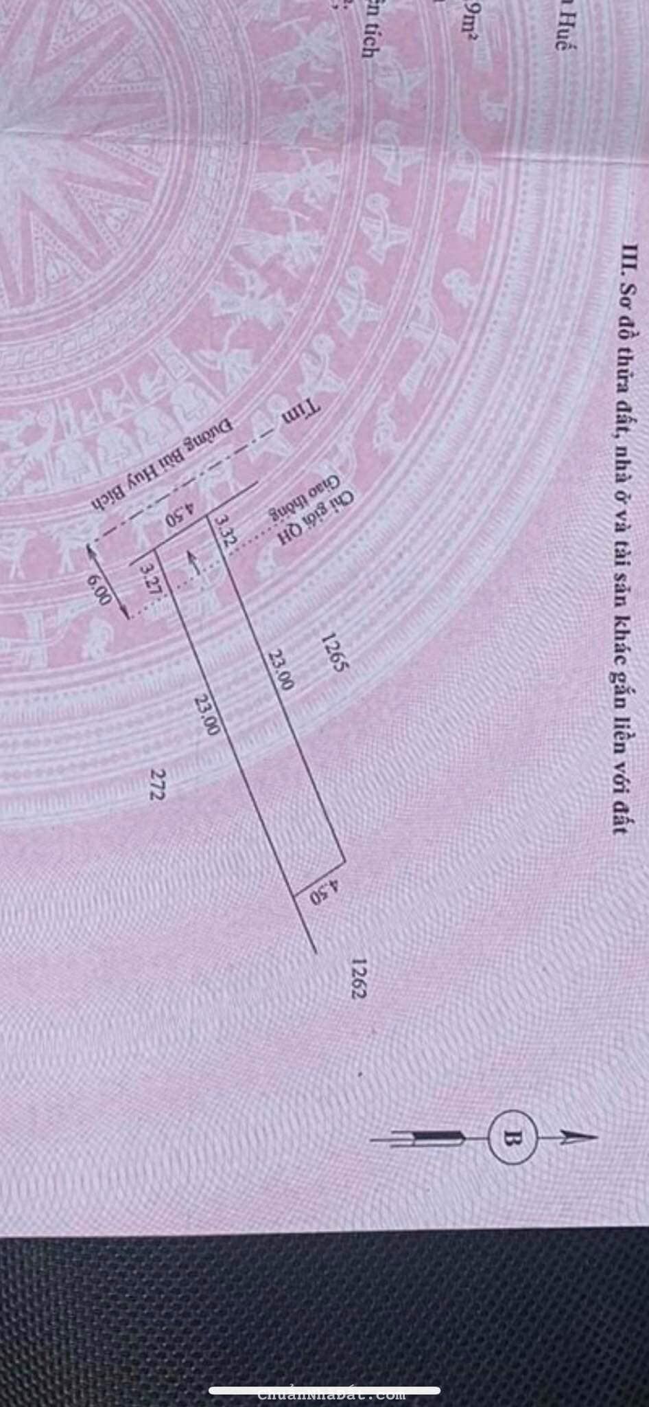 Bán đất mặt tiền Bùi Huy Bích giá rẻ cho nhà đầu tư