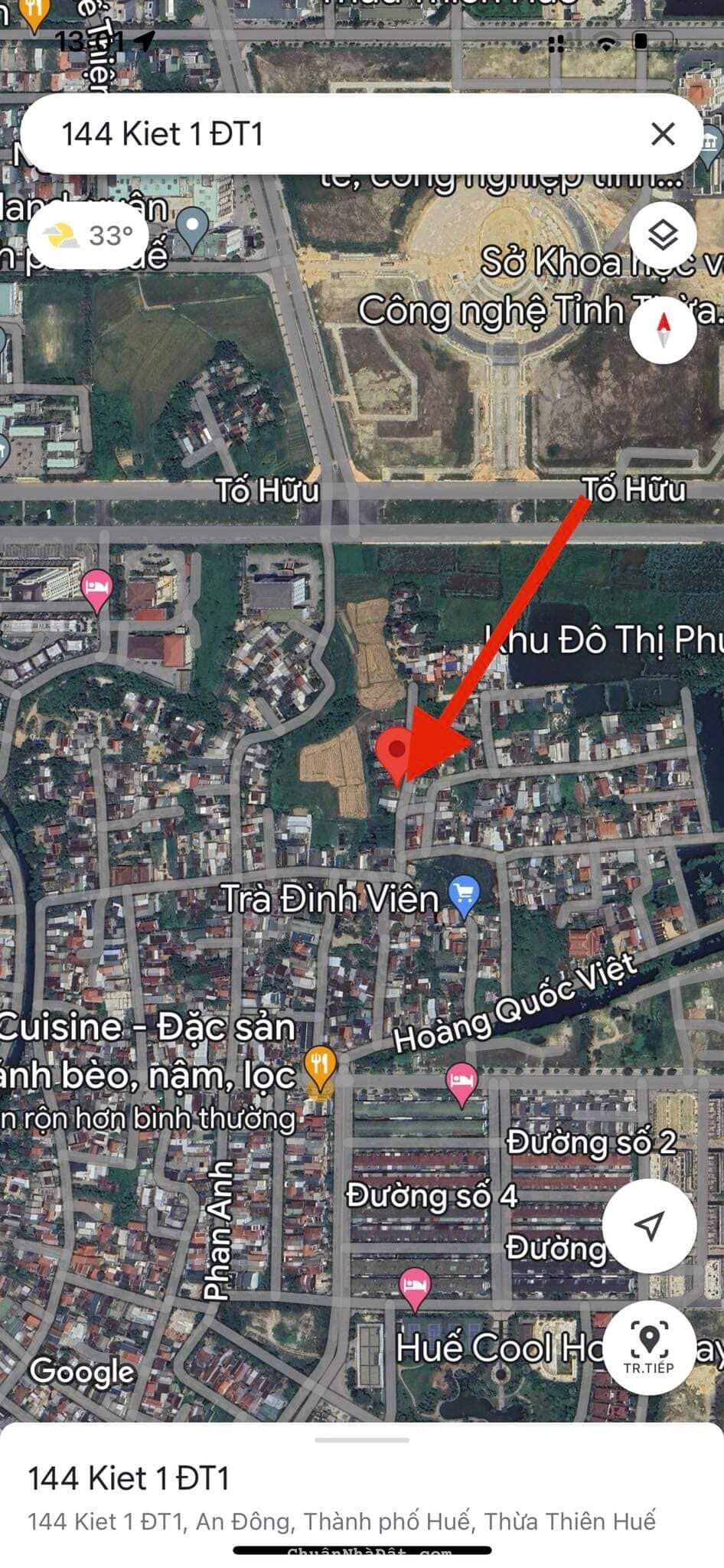 Đất đẹp Hoàng Quốc Việt cạnh An Cựu City giá đầu tư