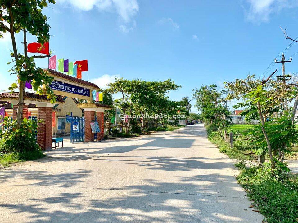 Bán lô góc mặt tiền Triều Thủy - Phú An Bán lô góc mặt tiền Triều Thủy - Phú An