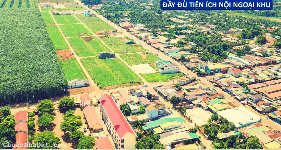 Đất nền sổ đỏ Đăk Lăk ven thị xã Buôn Hồ ngay trung tâm Huyện Krong Năng