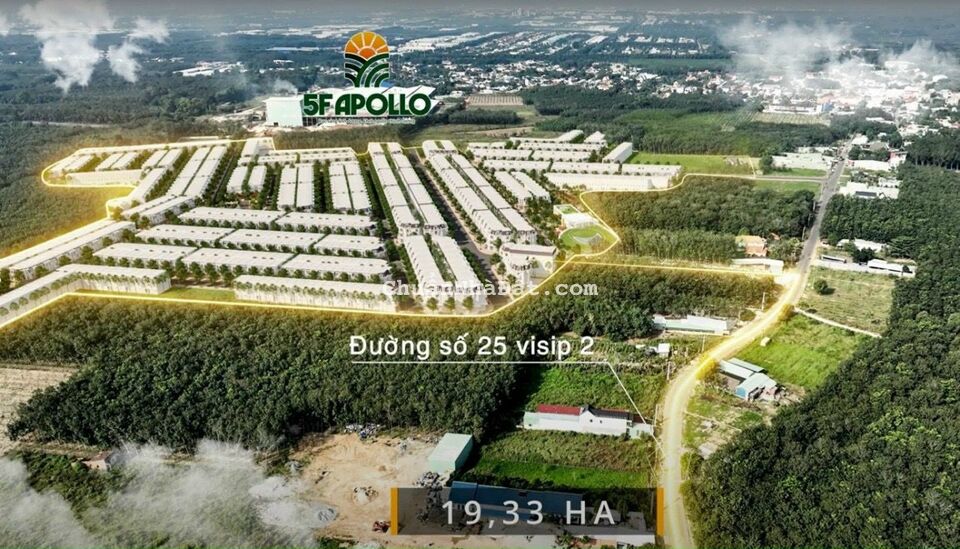 BÁN ĐẤT DỰ ÁN MẶT TIỀN ĐƯỜNG VSIP 25 VĨNH TÂN THỊ XÃ BẾN CÁT, THANH TOÁN CHỈ 580 TRIỆU