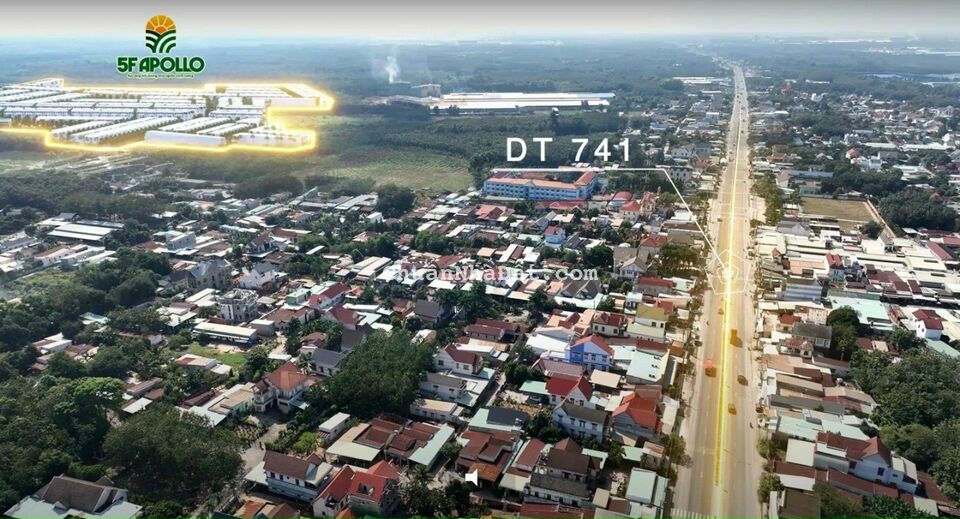 BÁN ĐẤT DỰ ÁN MẶT TIỀN ĐƯỜNG VSIP 25 VĨNH TÂN THỊ XÃ BẾN CÁT, THANH TOÁN CHỈ 580 TRIỆU