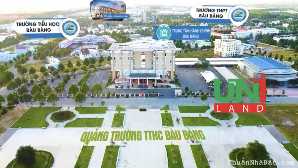 Đất nền thương mại ngay Trung tâm Hành chính Bàu Bàng, chỉ cần 287 triệu