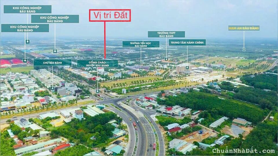 Đất nền thương mại ngay Trung tâm Hành chính Bàu Bàng, chỉ cần 287 triệu