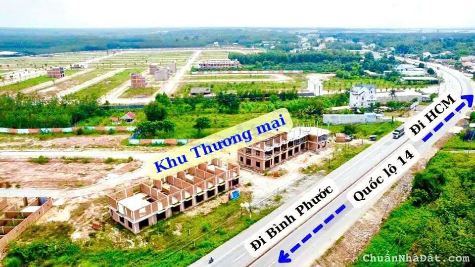 Cần bán 80m đất ngay trục đường ĐT 741 ngã ba Cổng xanh Bình Dương