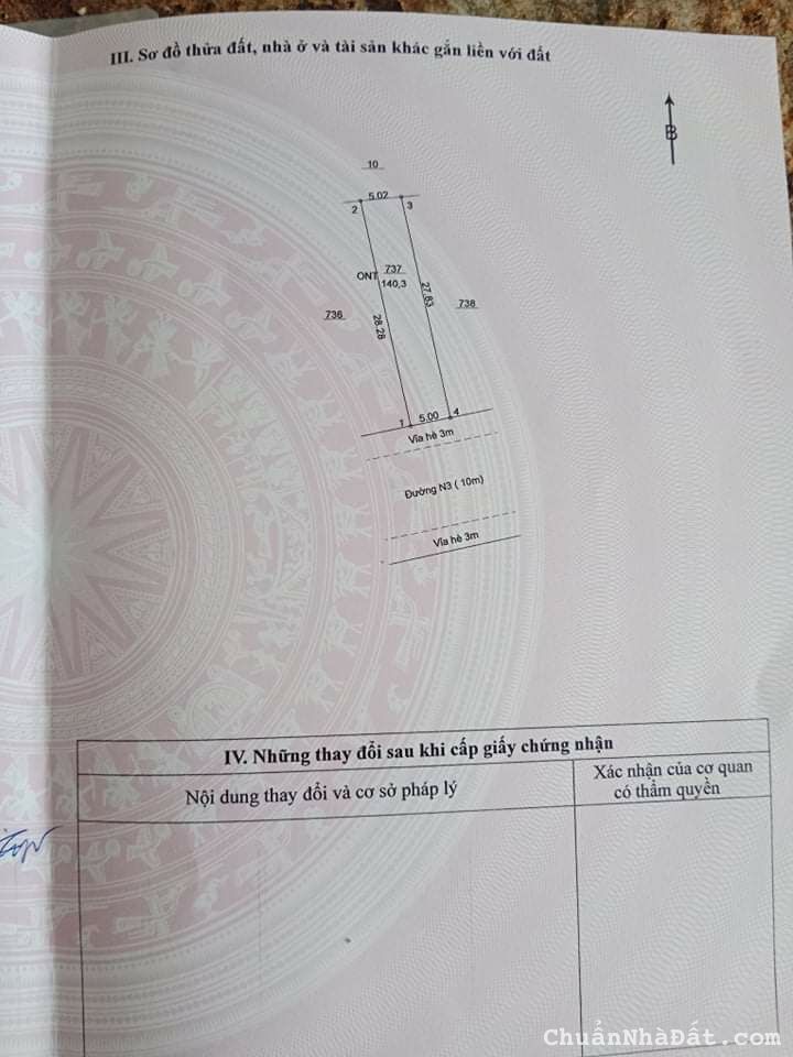 Cần bán 140m2 full thổ cư, Sổ sẵn ngay trung tâm thị xã Bến Cát. Chỉ 8,6tr/m2