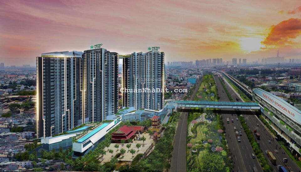 Metro Star – dự án đầu tiên có cầu bộ hành kết nối trực tiếp nhà ga Metro số 10