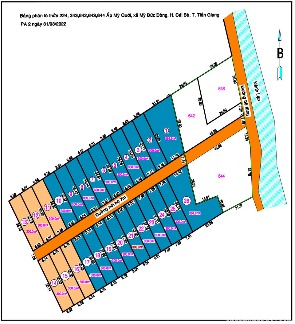 BÁN ĐẤT TẠI ẤP MỸ QUỚI, XÃ MÝ ĐỨC ĐÔNG, HUYỆN CÁI BÈ