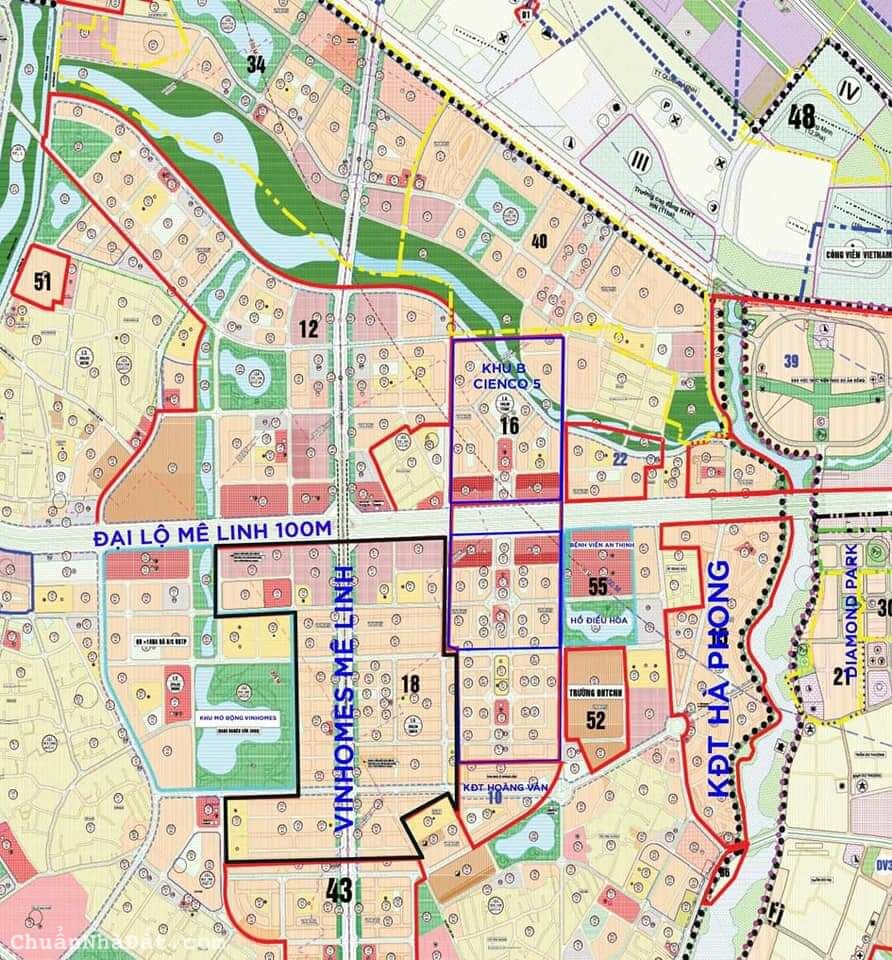 Cần tiền tất toán ngân hàng tôi cần bán gấp đất biệt thự dự án Cienco5 mê Linh - Giá cắt lỗ siêu sâ