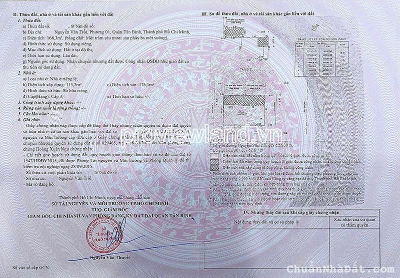 Bán nhà Quận Tân Bình, Nguyễn Văn Trỗi, 10x20m đất, hiện trạng kiến trúc villa 2 tầng