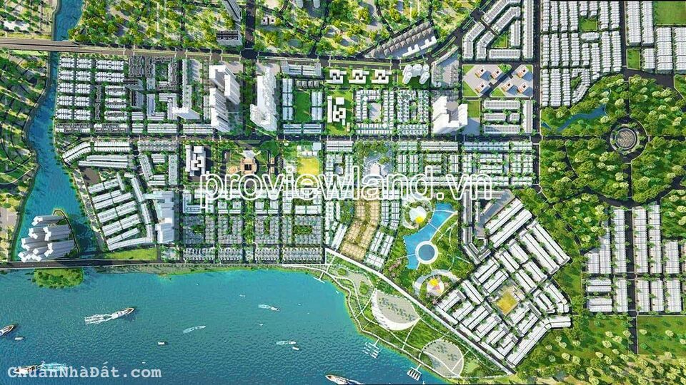 Giỏ hàng biệt thự dự án Thạnh Mỹ Lợi Villas, chỉ còn 10 căn, giá từ 190tr/m2