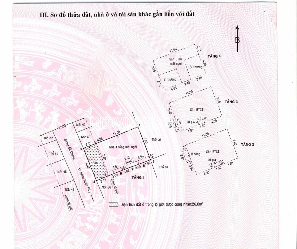 Bán nhà phố tại Thảo Điền, 4 tầng, 121m2 đất, mặt tiền thoáng, khu an ninh