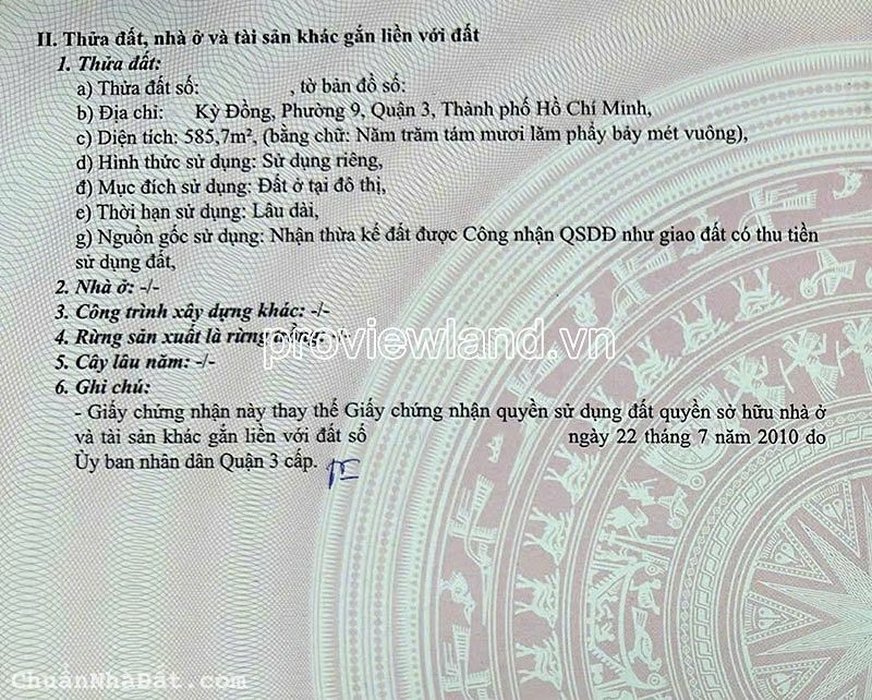 Bán đất mặt tiền Kỳ Đồng Quận 3, khu xây được cao tầng, DT 590m2 đất, 280 tỷ Bán đất mặt tiền Kỳ Đồng Quận 3, khu xây được cao tầng, DT 590m2 đất, 280 tỷ