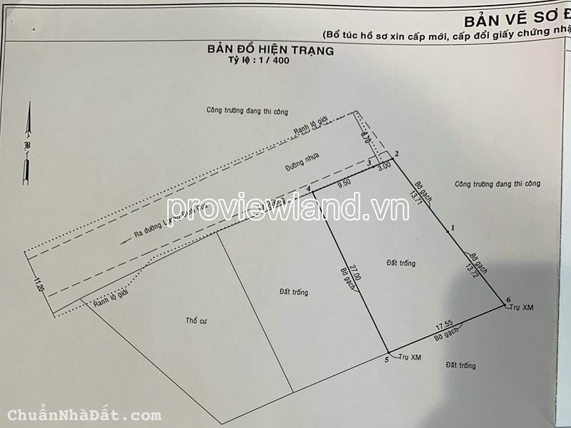 Bán lô góc Đường Số 1 Lương Định Của, 405.6m2 đất sổ hồng, giá 200tr/m2