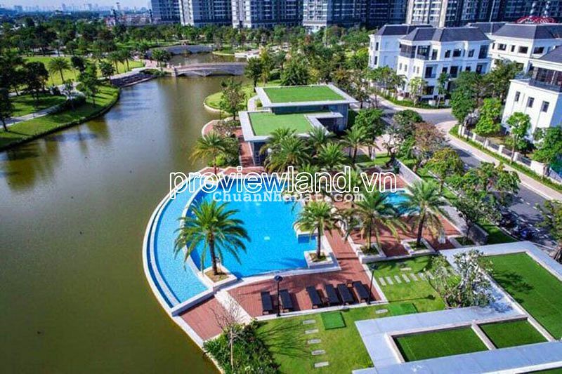 Cho thuê biệt thự Vinhomes Tân Cảng, Bình Thạnh, 267m2 đất, 1 hầm + 3 tầng, thang máy