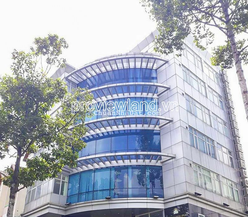 Cho thuê toà nhà văn phòng Quận 1, góc 2MT Nguyễn Văn Thủ, 11x17m đất, 1 hầm + 9 tầng