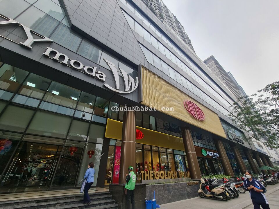 Bán văn phòng DT 200-400m2 mặt tiền Lê Văn Lương, Thanh Xuân- The Golden Palm