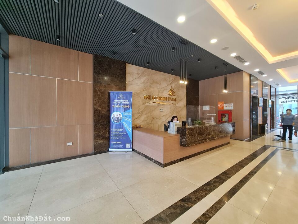 Bán văn phòng DT 200-400m2 mặt tiền Lê Văn Lương, Thanh Xuân- The Golden Palm