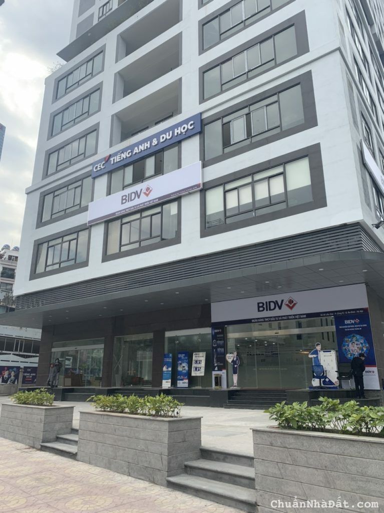 Cho thuê sàn văn phòng bàn giao cơ bản tại Liễu Giai Tower Ba Đình Hà Nội