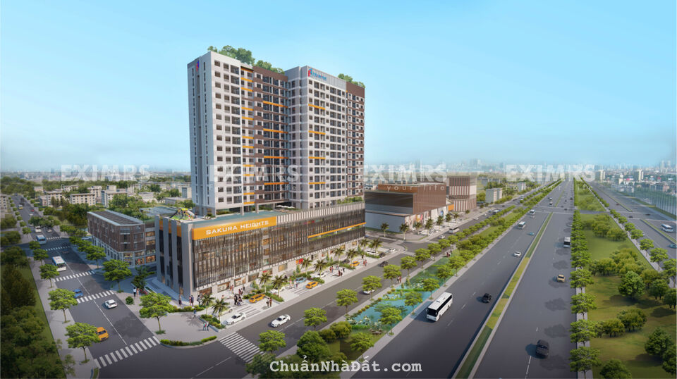 Căn hộ cao cấp Sakura Heights 2PN 60m2 - Chợ Bình Điền