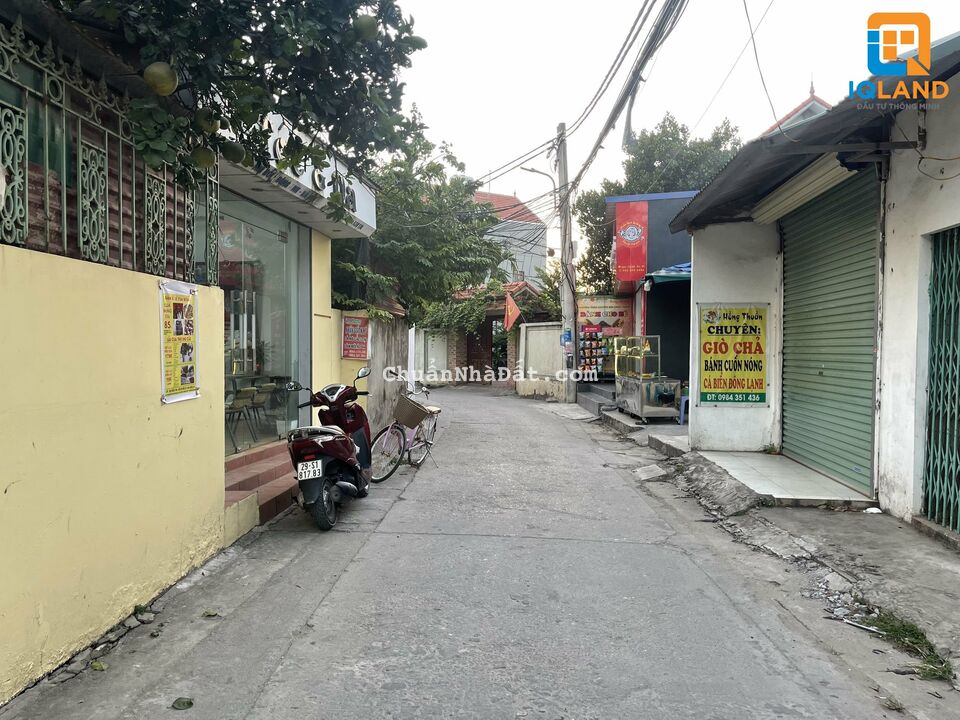 BÁN ĐẤT HẢI BỐI - ĐÔNG ANH, GIÁ NHỈNH 1,5TỶ, ĐƯỜNG THÔNG MORNING ĐỖ CỬA