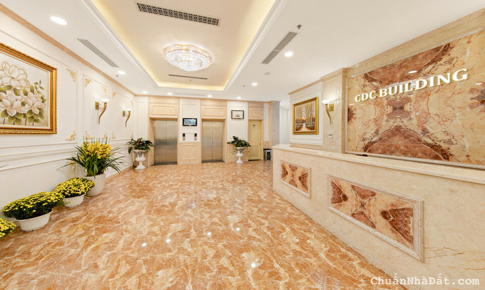 Cho thuê các sàn văn phòng 100-750m2 tòa nhà trung tâm quận Hai Bà Trưng Hà Nội- CDC Building