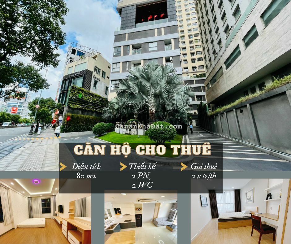 Cho thuê CH sang xịn mịn- Kingston,Phú Nhuận.2PN- 2WC- 25 tr. LH 0362668864