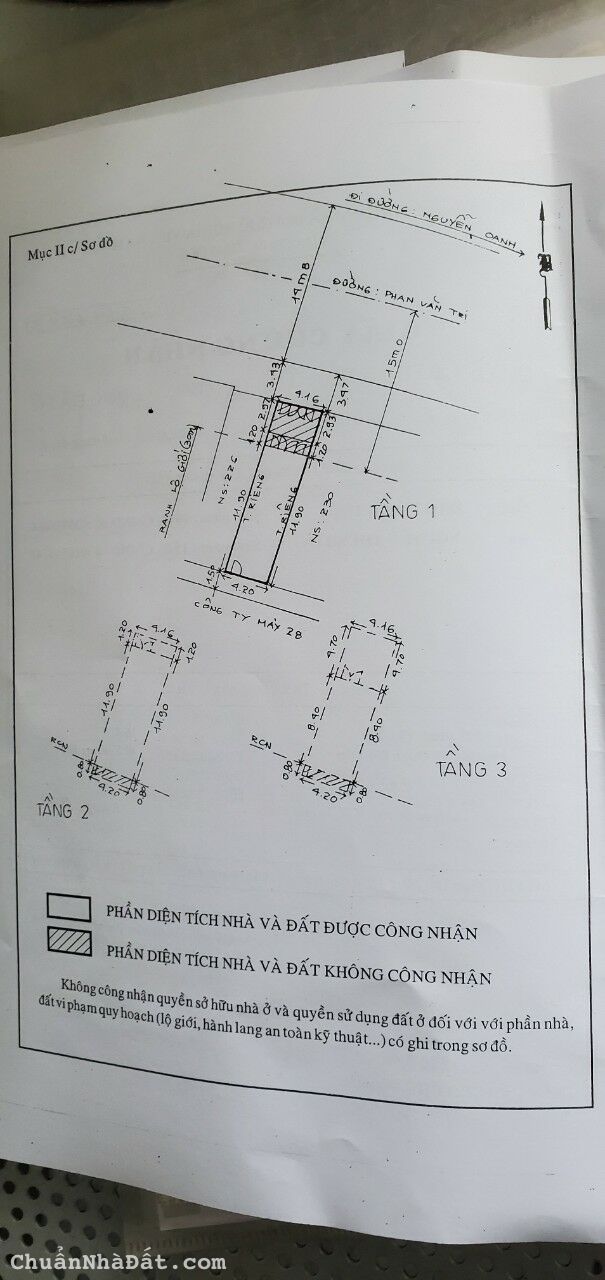 Bán nhà MT 2 lầu 4,2 × 21 . Phan Văn Trị . P10 . GV. Giá 17,2 tỷ 