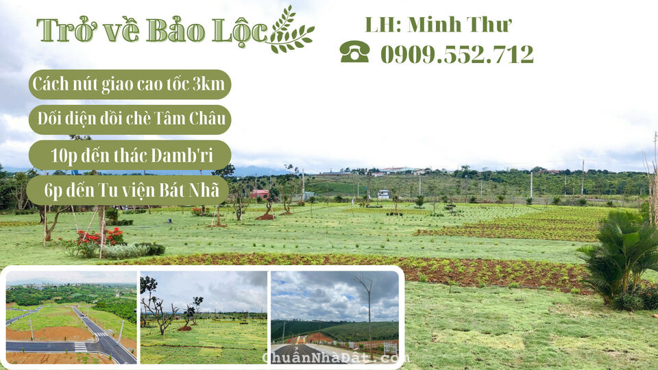 Chính chủ bán lỗ lô đất 545m2 full thổ cư đã có sổ tại Bảo Lộc LH 0909552712