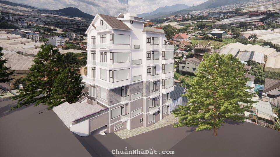 Chính chủ bán căn Villa Phức Hợp Cao Cấp 7 tầng, 2 Mặt Tiền View Cực Thoáng F11 – TP Đà Lạt