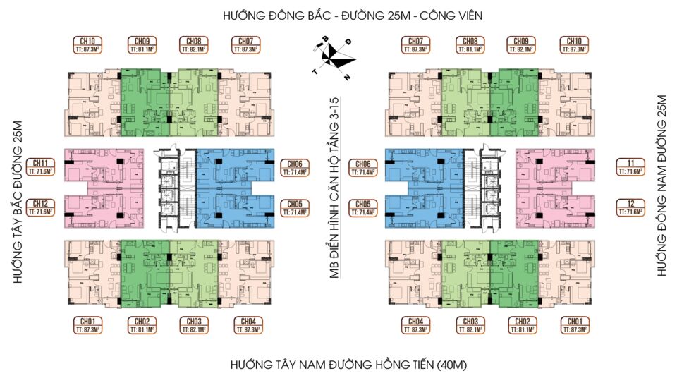 HOT Căn hoa hậu 87m2 góc 3PN tại HC Golden bán trực tiếp CĐT giá 4,5 tỷ full đồ 