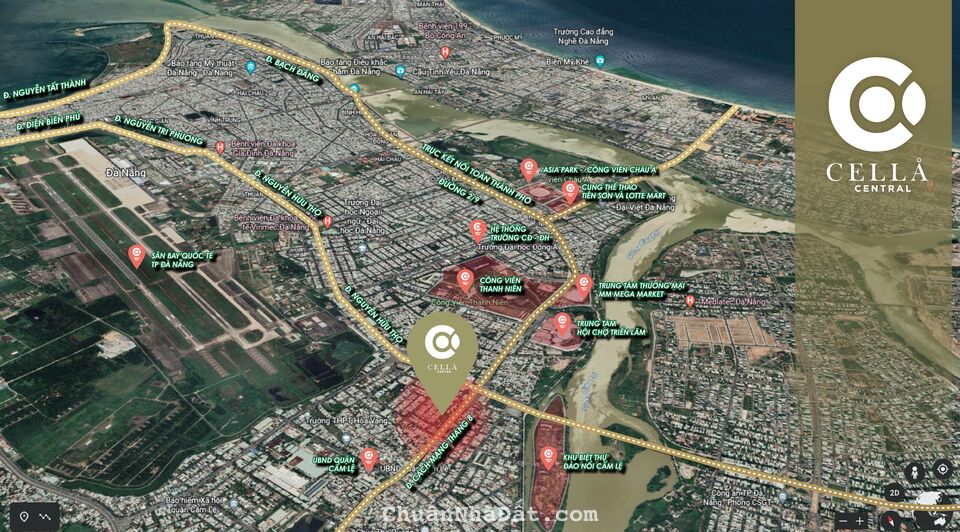 5 lô đất nền trung tâm TP Đà Nẵng, mặt tiền đường Cách Mạng Tháng 8, số lượng có hạn