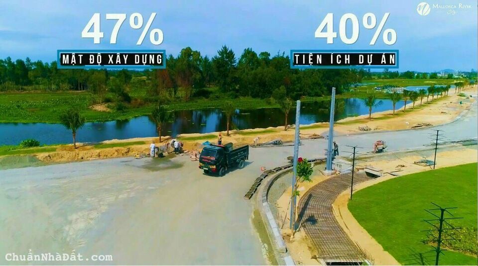 1 lô duy nhất mặt sông Cổ Cò, cách biển 800m, bán lỗ 500 triệu