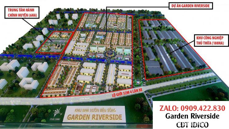 Đất ở đô thị ODT sát vách khu công nghiệp IDICO & trung tâm hành chính