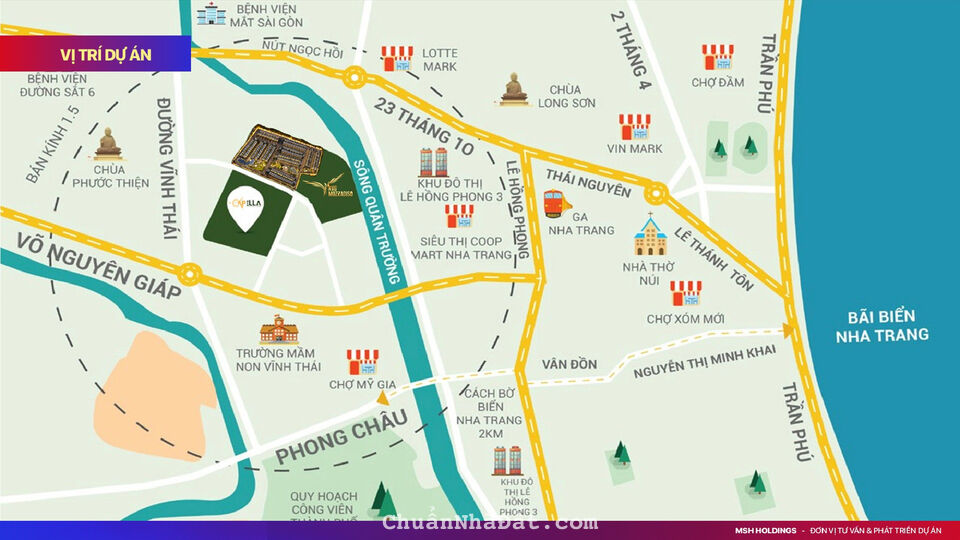 Chỉ 20 suất mua với chiết khấu tối đa 8% liền kề sổ đỏ lâu dài , trung tâm thành phố Nha Trang.