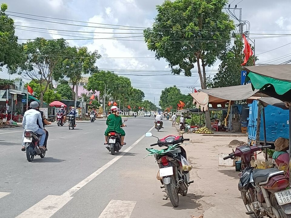 DT 267m2 mặt tiền QL50, xã Long An, cách TT Cần Giuộc 10 phút, tiện kinh doanh