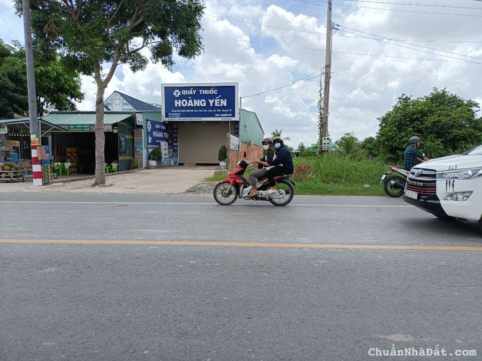 DT 267m2 mặt tiền QL50, xã Long An, cách TT Cần Giuộc 10 phút, tiện kinh doanh