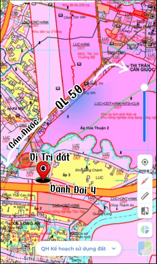 Sở hữu ngay lô đất tiềm năng 2 mặt tiền DT 330m2 ấp 3 xã Long An, Cần Giuộc giá cực rẻ