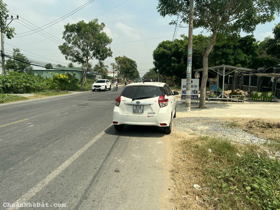 CHÍNH CHỦ KẸT TIỀN BÁN GẤP 267M2 ĐẤT THỔ, MẶT TIỀN QLO50 CÁCH TT THỊ TRẤN CHỈ VÀI PHÚT DI CHUYỂN