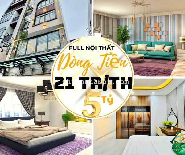 Bán nhà quận tân bình,kế vincom plaza cộng hòa,40m2,thu nhập 21tr tháng,NT full,5Tỷ