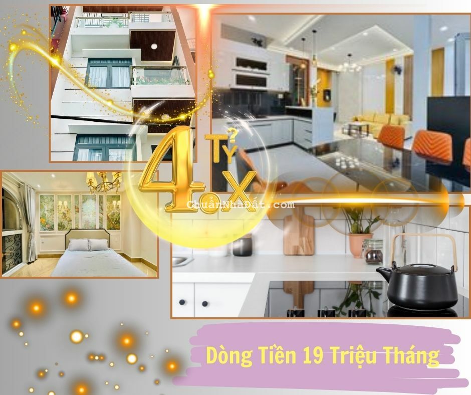 Bán nhà quận tân bình,1T 2L,50m2,FUll NT,dòng tiền 19tr tháng,gần Vincom Plaza  Cộng Hòa