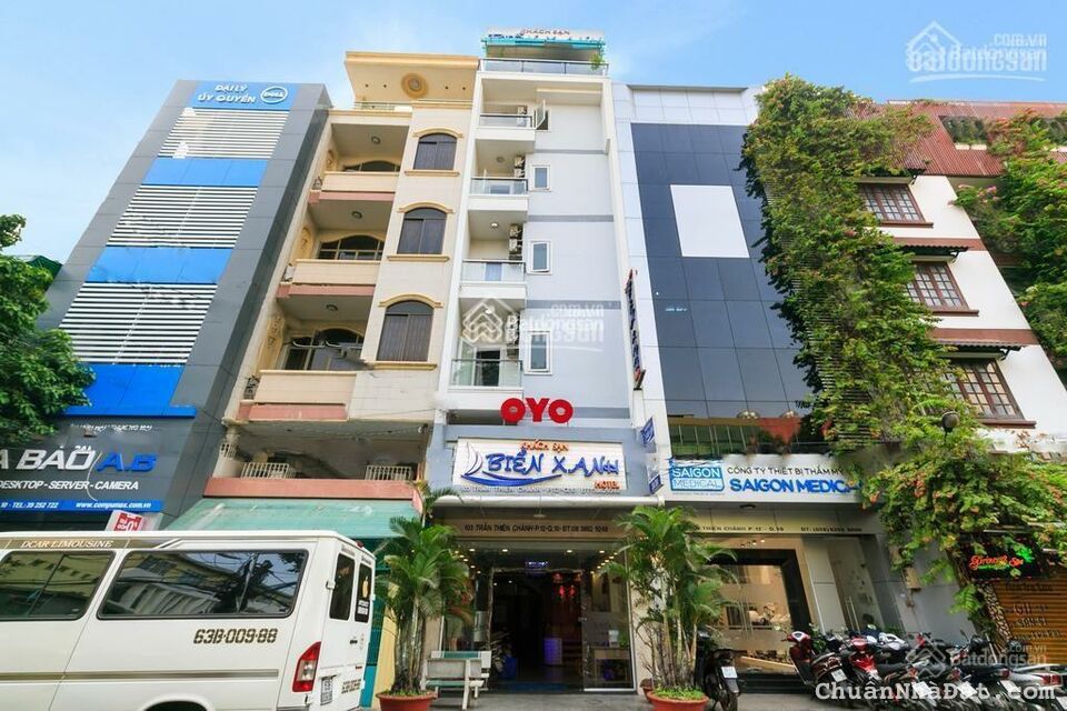 Sản phẩm hiếm. Nhà mặt tiền đường Bạch Vân, P. 5, Quận 5. (DT: 8x18m) nhà 5 tầng Giá: 48 tỷ