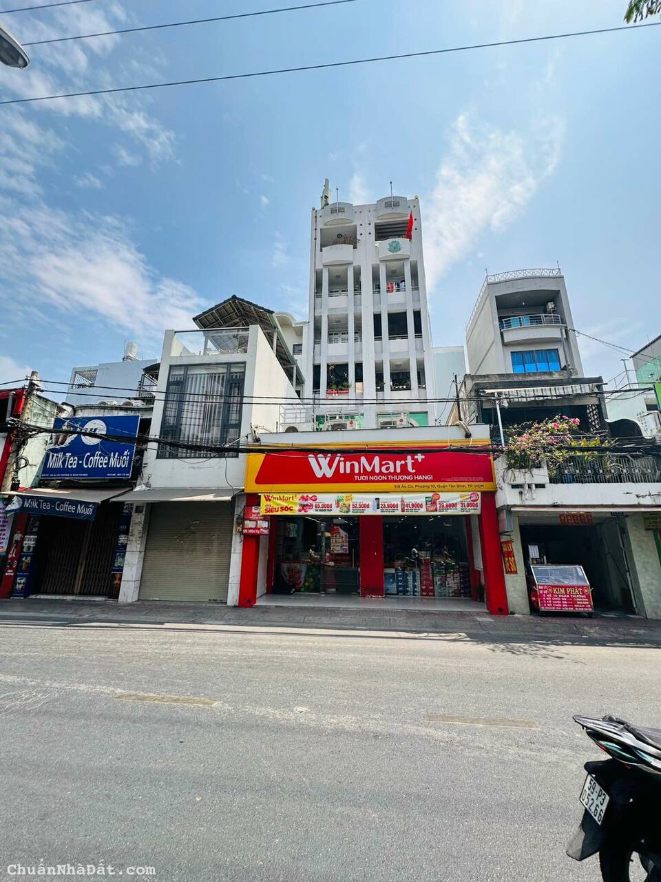 Siêu hiếm tòa nhà mặt tiền Âu Cơ, Phường 10, Tân Bình, DT 7x23m, CN 168m2, lửng 6 lầu, giá 31 tỷ