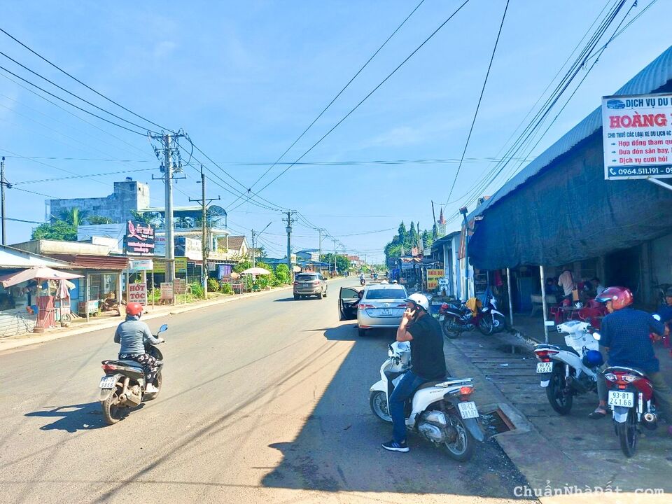 Bán gấp lô đất mặt nhựa liên tỉnh 32m sát Quốc lộ 14 giá chỉ 6xxtr/100m2 + 100m2 thổ cư