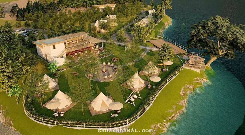 Đất view hồ Ven TP Bảo Lộc chỉ 890tr, có thổ cư, đường nhựa 12m ôm hồ