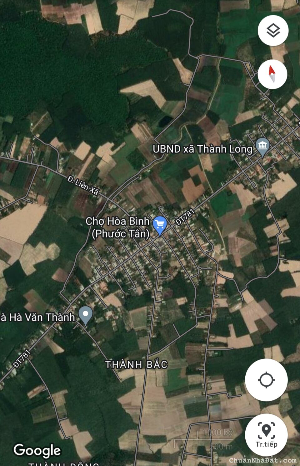 Bán lô đất thổ cư huyện Châu Thành ngay DT781